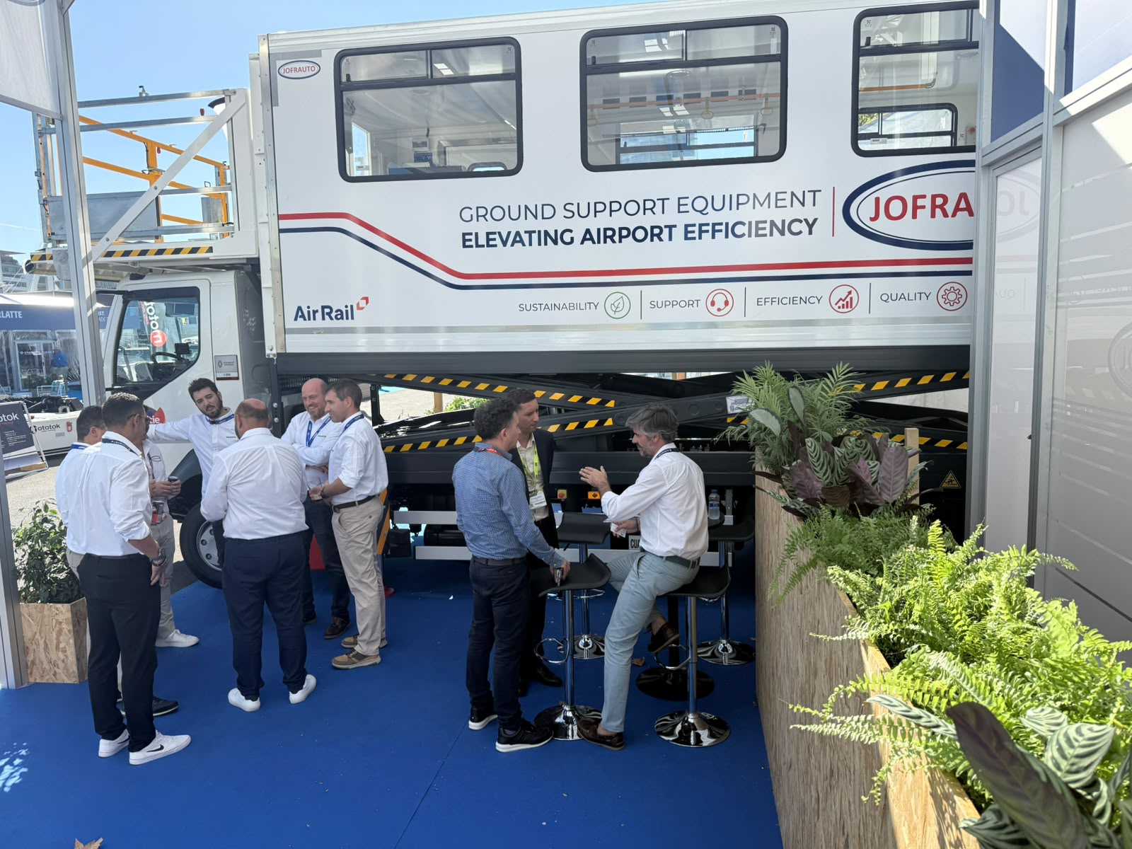 Equipo de Jofrauto en el stand de GSE Expo Europe 2026